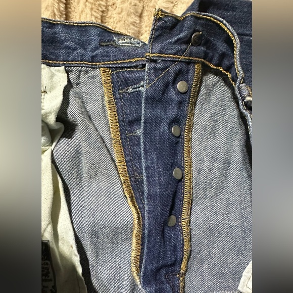 LEVI'S Vintage Original 501 Straight Leg Button Fly Jeans - W36 L34 - Picture 4 of 6